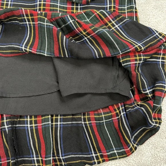 Loft Plus Women's Plaid Flannel Long Sleeve Tie Shift Dress Lined 26 Multicolor - Picture 4 of 9